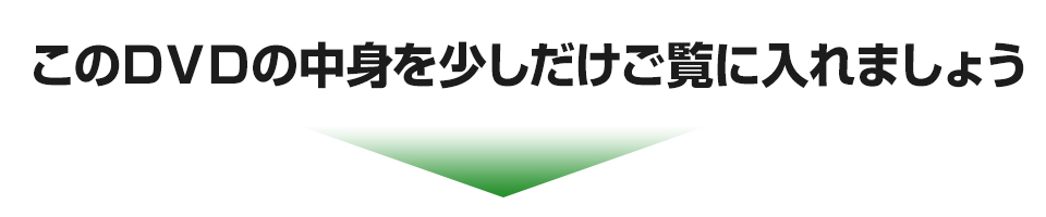 このＤＶＤの中身を少しだけご覧に入れましょう